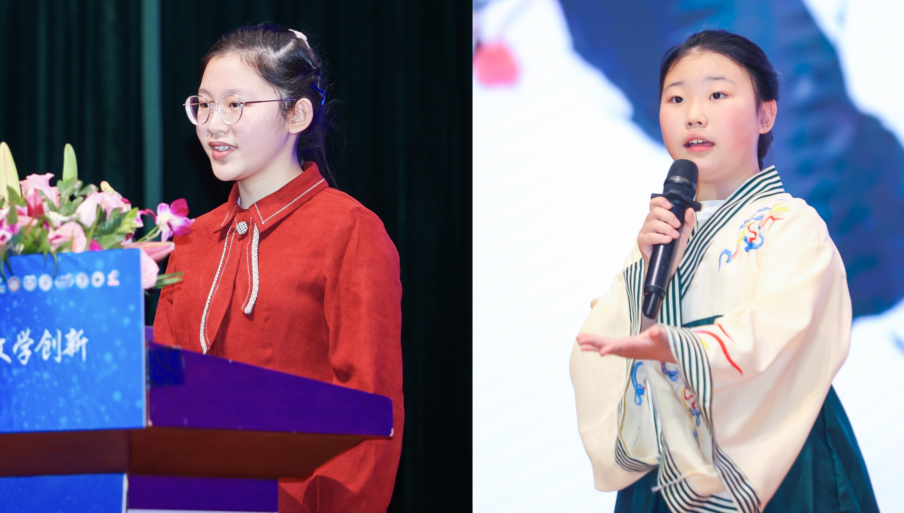 獲獎代表李睿頤、張文瑄帶來了精彩的表演